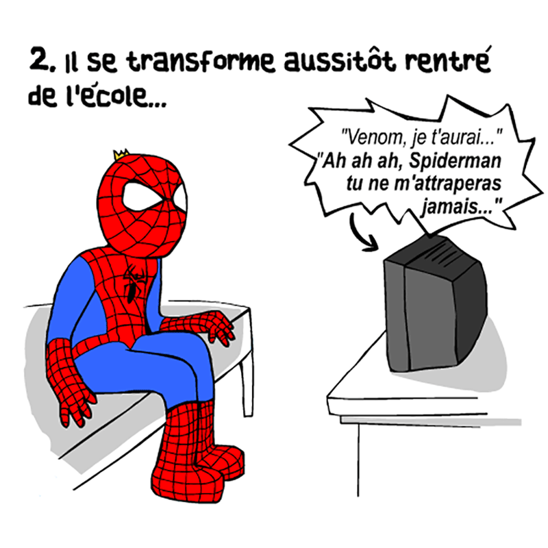 le virus spiderman